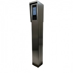 AS316 - Modulaire Intercomzuil - Auto/SUV - hoogte 1490 mm - RVS316