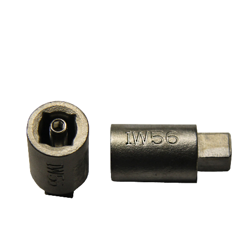 IW56 - Gedeelde stift adapter enkelzijdig van 9 naar 8 mm